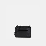 Hedgren DOPPIO Dubbele Crossbodytas met RFID-bescherming – Waterafstotend – Gerecycled materiaal – Lichtgewicht – Zwart