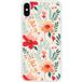 Apple iPhone X Flower wall Verstevigd hoesje met sublimatie bedrukking