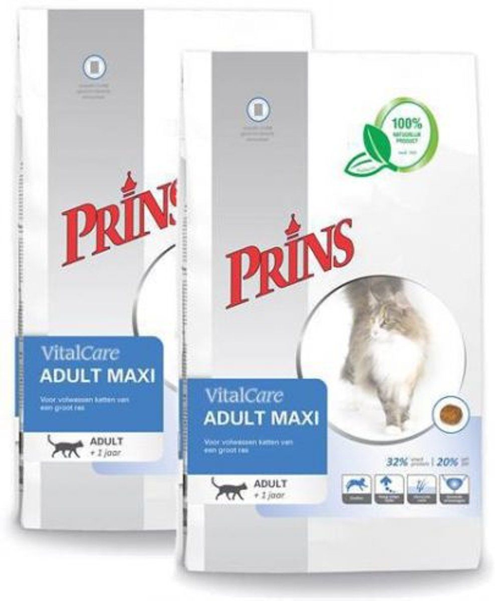 Prins Cat Vital Care Adult Maxi Kattenvoer 2x 10 kg