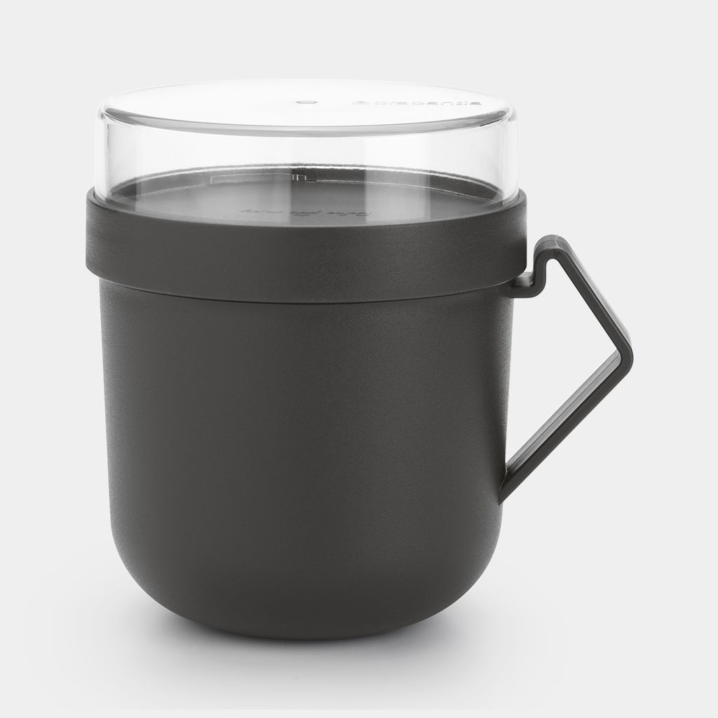 Brabantia Make & Take Soepbeker To Go - 0,6 l - Kunststof - Dark Grey