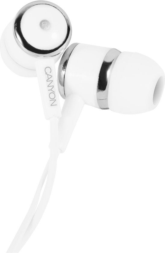 Canyon CNE-CEPM01W In-ear oortjes stereo earphones wit
