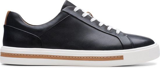 Clarks Un Maui Lace dames Sneaker Lage sneakers, zwart zwart leer. , 36 EU