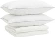 vidaXL Duvet set FULDA 3-piece 135 x 220 cm Summer White