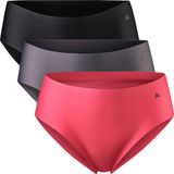 DANISH ENDURANCE Naadloze Hipsters voor Dames - Sporten & Iedere dag - 3-pack - Meerkleurig - Maat M