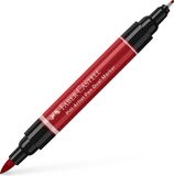 Faber-Castell Pitt Artist Pen Duo Marker - 219 diep scharlaken rood