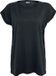 Urban Classics Extended Shoulder Tee Dames T-shirt - Zwart - L