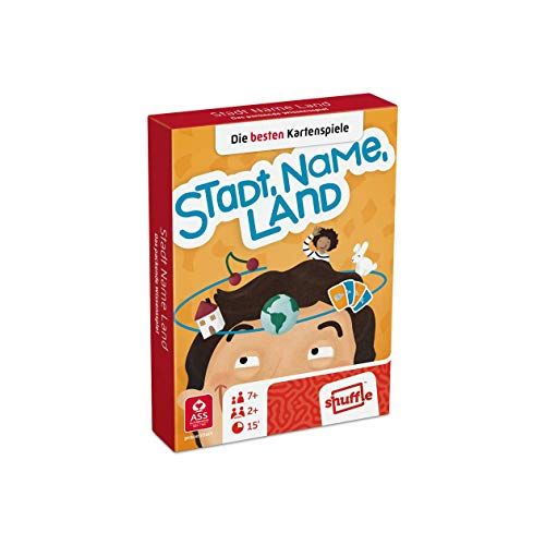ASS Spiele - Stadt, Name, Land: Die besten Kartenspiele - 4042677095855