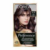 L'Oréal - Préférence Permanente Coloration 5.21 Brun Clair Froid - Pack Économique