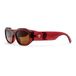 CHPO Brand CHPO Brooklyn Zonnebril Rood Bruin/CAT4