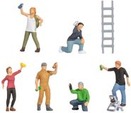 Noch Graffiti spuiter (6 figuren) Schaal H0