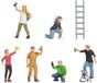 Noch Graffiti spuiter (6 figuren) Schaal H0