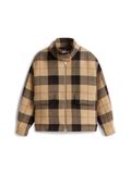 Tommy Hilfiger Tussenjas Brokaat Donkerbruin