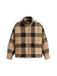 Tommy Hilfiger Tussenjas Brokaat Donkerbruin