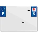 Top Plaq 77 PVC nummerplaatstrip met bedrijfsnaam