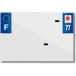 Top Plaq 77 PVC nummerplaatstrip met bedrijfsnaam