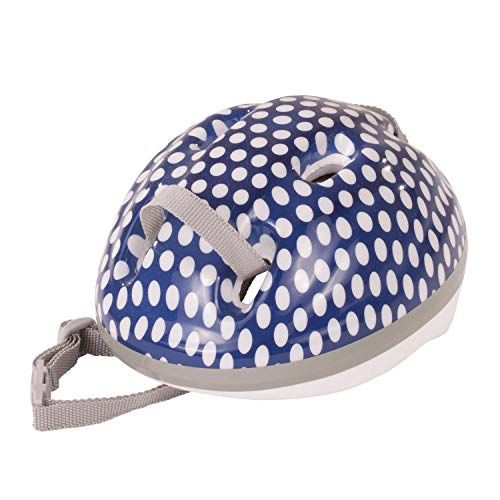 Götz Bike / Climbing Helmet Blue Dots Doll Accessorie - Suitable For 45-50 cm Standing Dolls And 42-46 cm Baby Dolls - Suitable Agegroup 3+