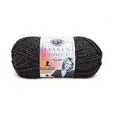 Lion Brand Yarn Company Garen, Dark Grey Heather, 156 | Everyday Basic kamgewicht acryl brei- en haakvezel voor dekens, tassen, truien, hoeden, sjaals