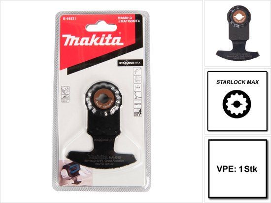 Makita MAM013 HM segmentzaagblad Starlock Max 68 x 30 mm