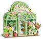 Miniature house building kit - 115 parts - Green fountain garden - Glue-free