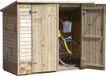 Tuindeco Berging Westerwald 200 x 90 x 150 cm - Fietsenhok - Bruin - Hout