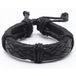 LGT JWLS LGT Jewels Leren armband Gevlochten Verstelbaar Touw Zwart