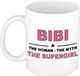 Bellatio Decorations naam cadeau mok - Bibi - Woman Myth Supergirl - koffiemok - 300 ml - collega - moederdag
