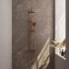 Brauer Copper Edition Opbouw Thermostatische Regendoucheset