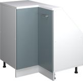 Vicco R-Line Hoekkeukenkast voor schuine wand – 75.6 cm met 1 deur Blauw-grijs