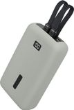 kwmobile Siliconen powerbank hoes voor Anker Zolo 2000mAh 45W Max case - battery case - Powerbank beschermhoes in grijs