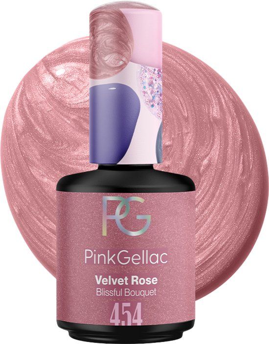 Pink Gellac 454 Velvet Rose Gel Nagellak - 15ml