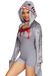 Leg Avenue Onderwater Hottie Shark, Klein/Medium, Grijs