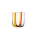 Ichendorf Milano Tumbler, geel en bordeaux U, collectie Gesti, 35 cl, mondgeblazen glas, handgemaakt