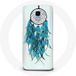 Maniacase Hoesjes voor Samsung Galaxy A6 2018 Dream Catcher blauw wit zwart