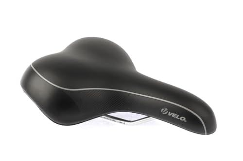 Velo Jongens met Open O-Zone en Tour Memory Foam Tour Zadel, Zwart, M