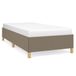 VidaXL Cadre de lit Taupe 120x200 cm Tissu
