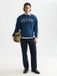 Scotch & Soda Pull Homme Coton Col Rond Manches Longues Regular Fit M Washed Indigo