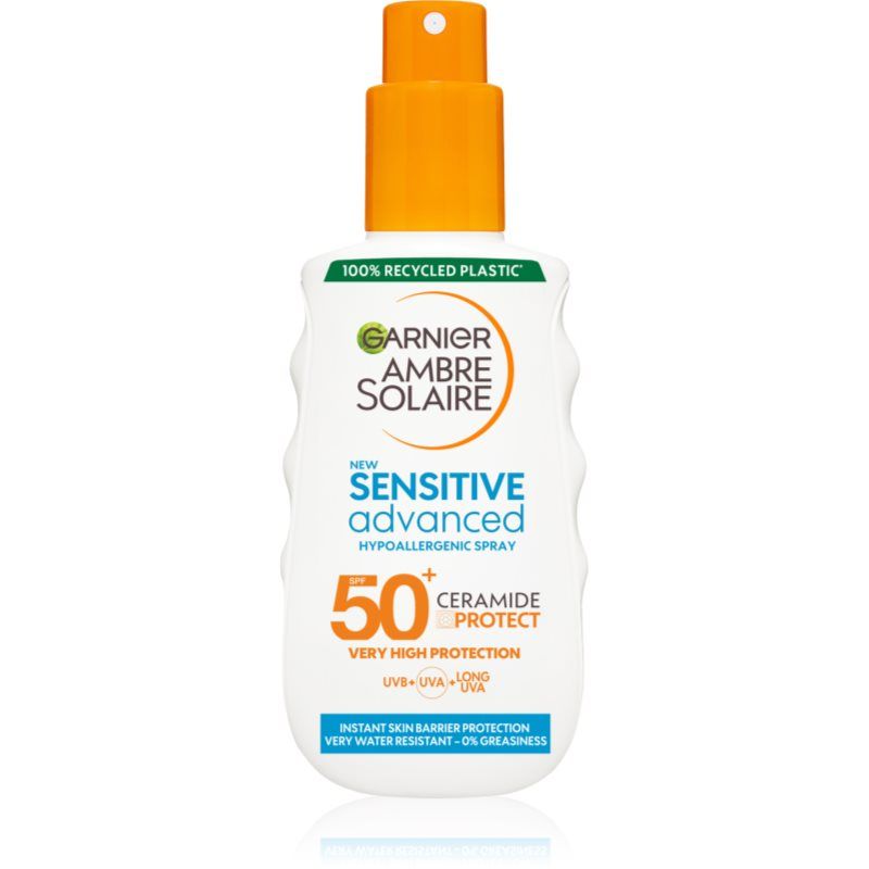 Garnier L OREAL SA Ambre Solaire Sensitive Advanced Hypoallergenic Spray SPF 50+