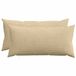 vidaXL - Kussensloop - 2 stuks - HEERLEN - Grijs - Groen - 40 x 80 cm - Corduroy