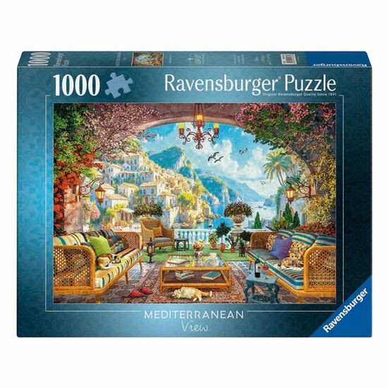 Ravensburger Mediterranean Terrace View Legpuzzel 1000 stukjes