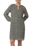COMMA Jurk beige / lichtbeige / zwart