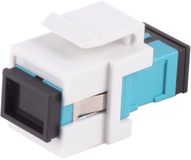 1aTTack.de 10x glasvezel keystone-connectoren OM3 (UPC of PC) SC-simplex female naar SC-simplex female multimode aqua