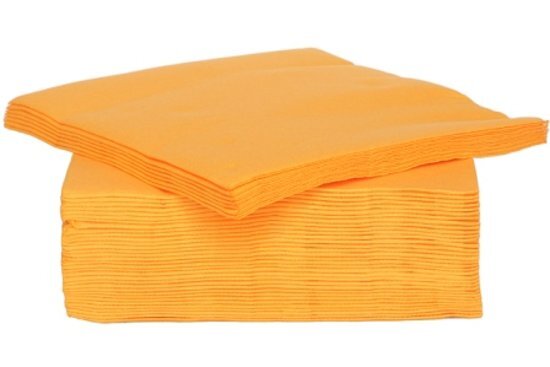 Cosy servietten 38x38 set 40 stuks oranje