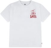 Levi's T-shirt met backprint wit