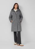 s.Oliver Outdoor-Mantel Dames 36 Grafiet Wol Polyester