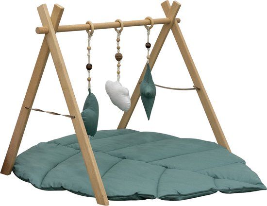Mordesign Emerald Green Baby Gym met Speelkleed