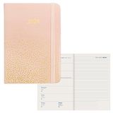 Idena 11055 - Afsprakenkalender 2024, DIN A6, Sparkle powder, 192 pagina's, 1 week op 1 pagina, agenda, weekplanner