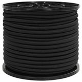 vidaXL Bungee Koorden 8 mm Zwart PP en rubber