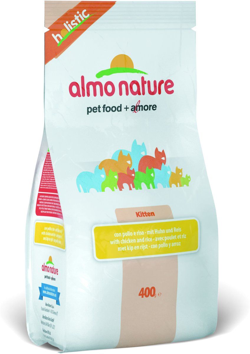 Almo Nature Kitten - Kip en Rijst - Kattenvoer - 400 g
