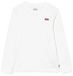 Levi's® Kids Batwing Chesthit T-shirt Met Lange Mouwen Wit 4 Years Jongens, Meisjes