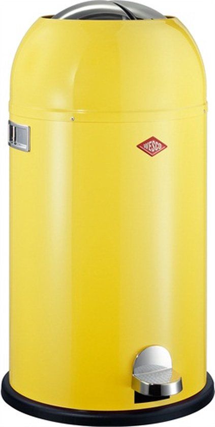 Wesco Kickmaster Pedaalemmer - 33 l - Lemon Yellow